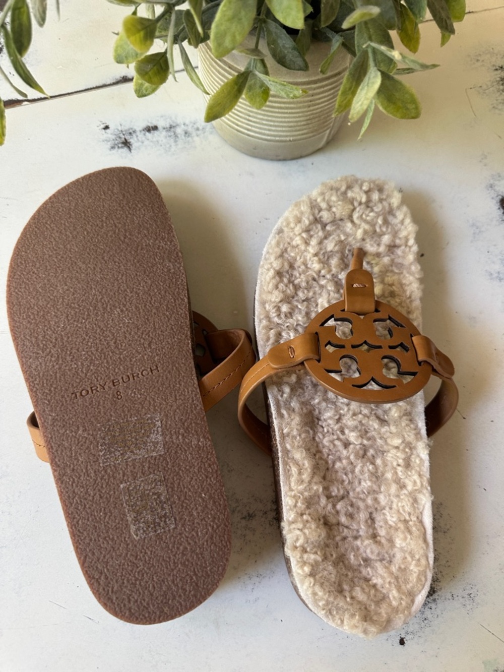 Nwob Tory Burch Sandals 8 - Picture 3 of 4